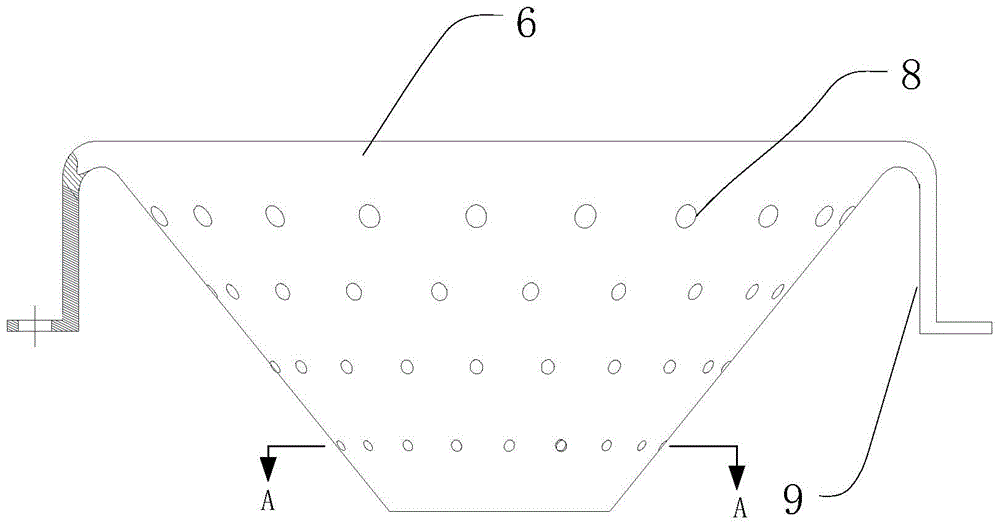 Flat plate type burner and burning heating system