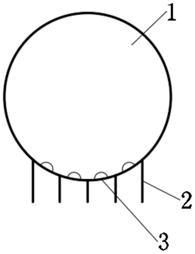 Conductive film gas separation type etching process