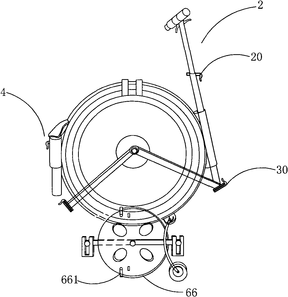 Multifunctional foldable and portable bicycle