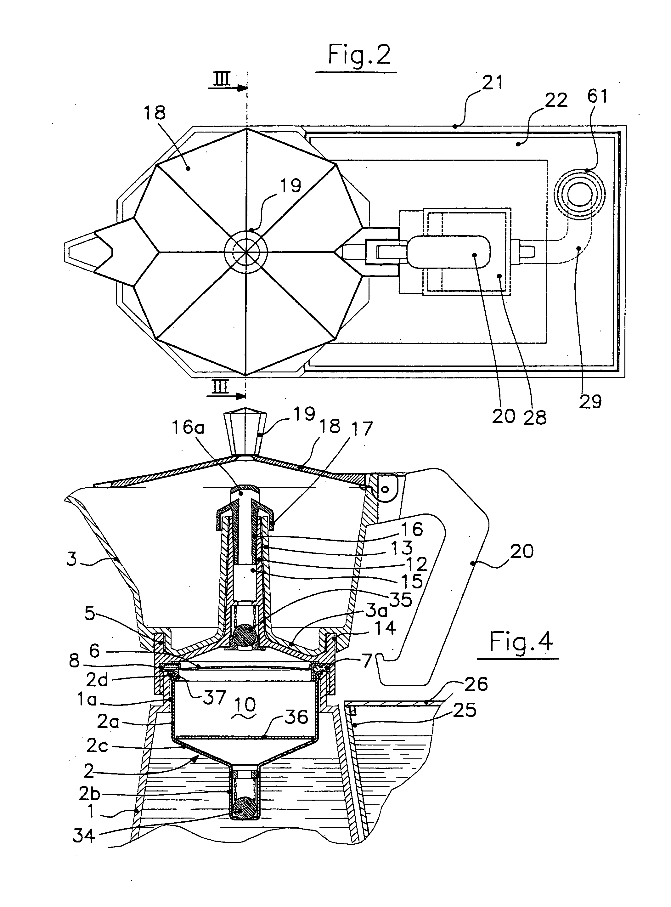 Apparatus for the production of espresso coffee and the like