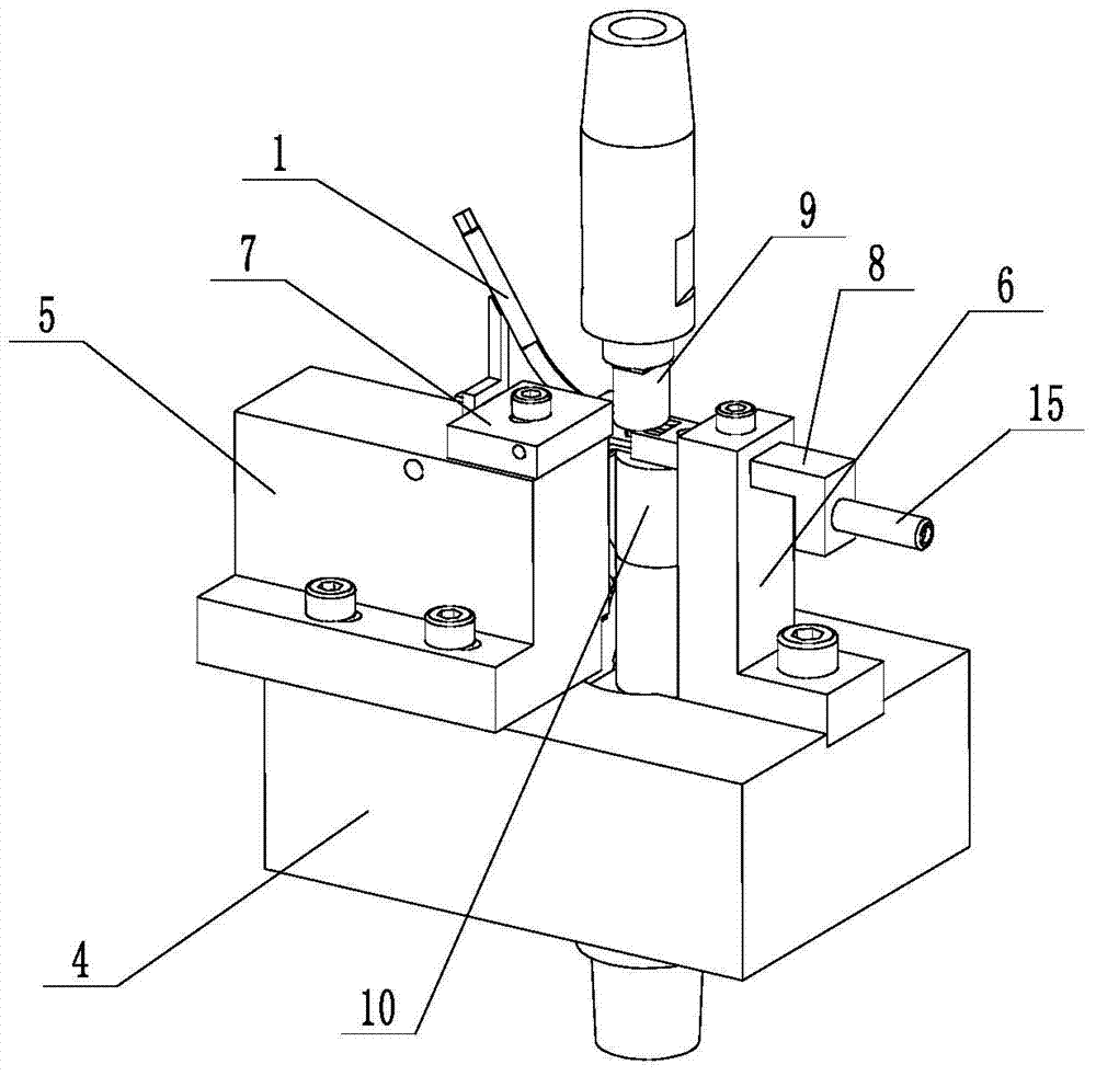 Double chip safety soldering fixture with induction detection