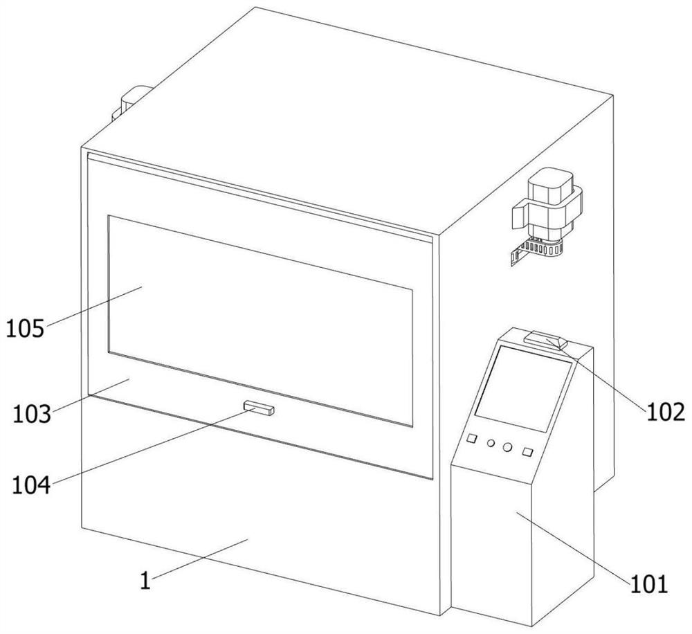 Mechanical part timing cleaning equipment based on remote control