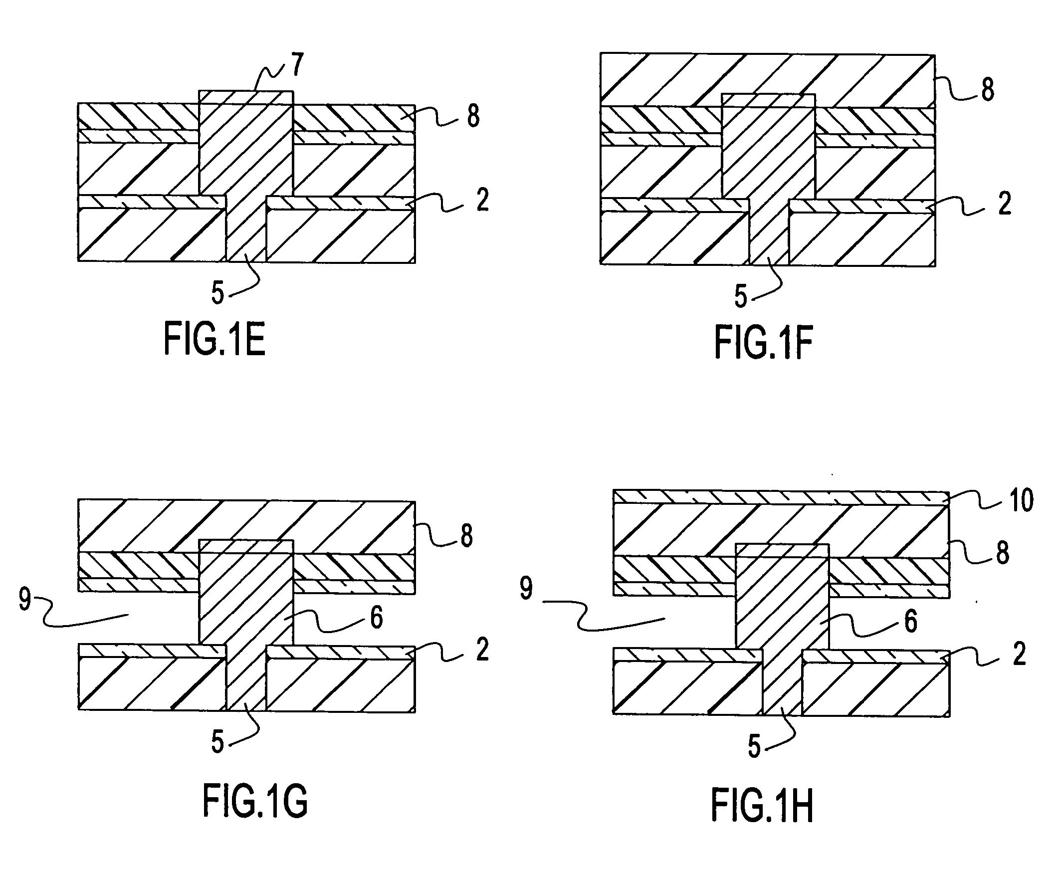 Line level air gaps