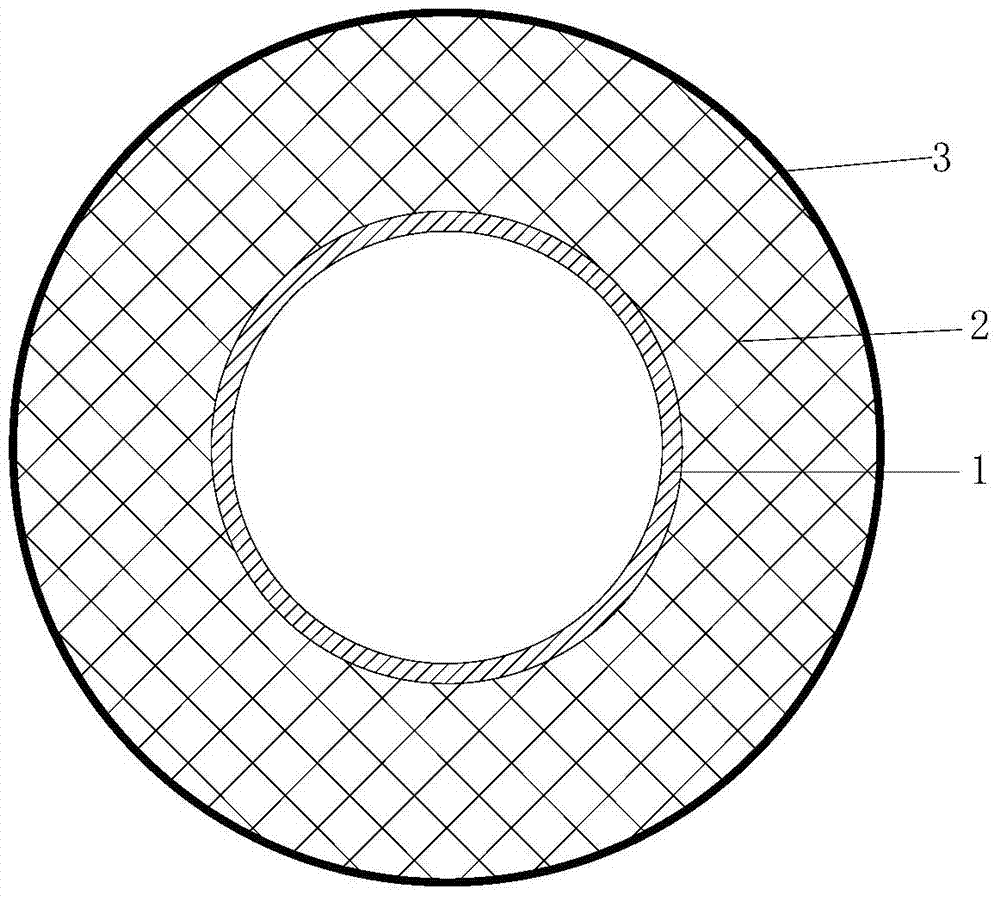 Glass fiber reinforced plastic ordinary part cylinder wall structure and chimney with structure