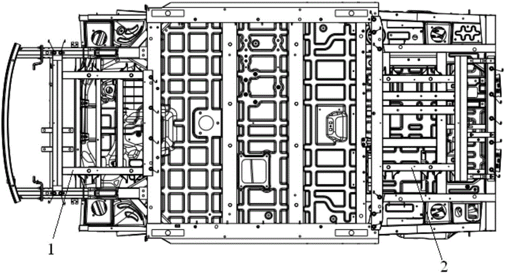 Electric vehicle subframe structure