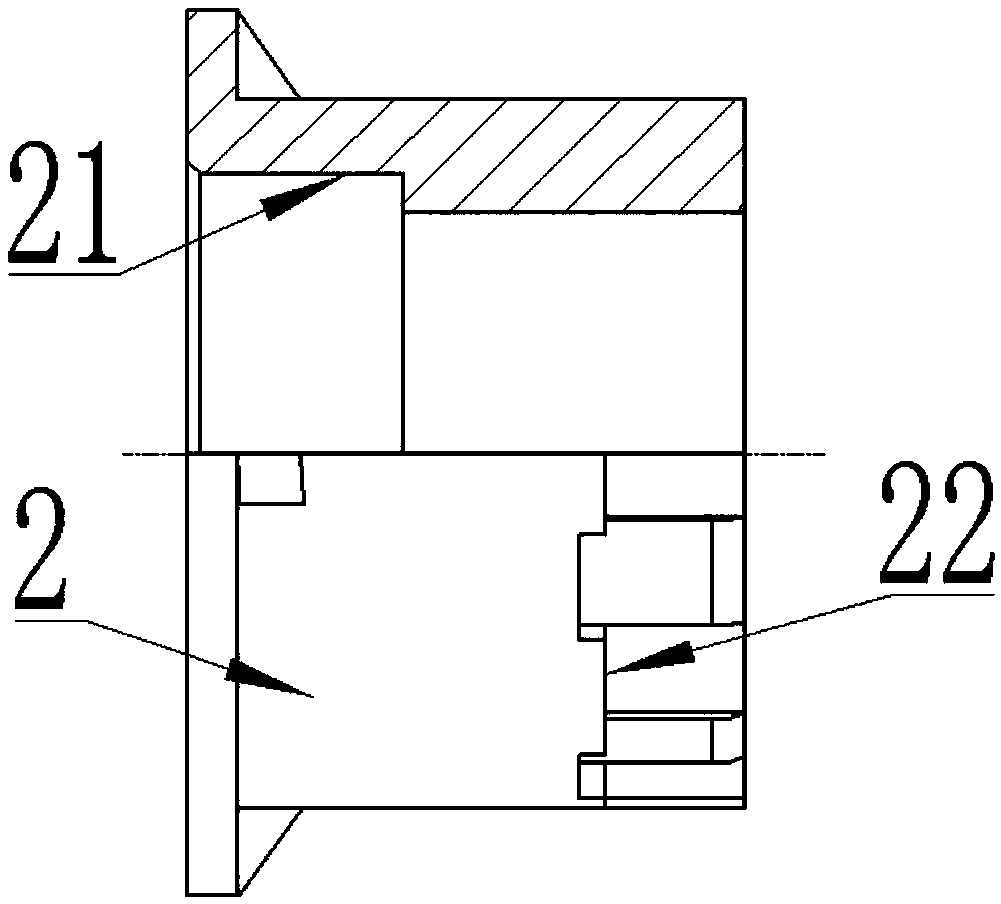 Bearing bracket structure for outer rotor motor