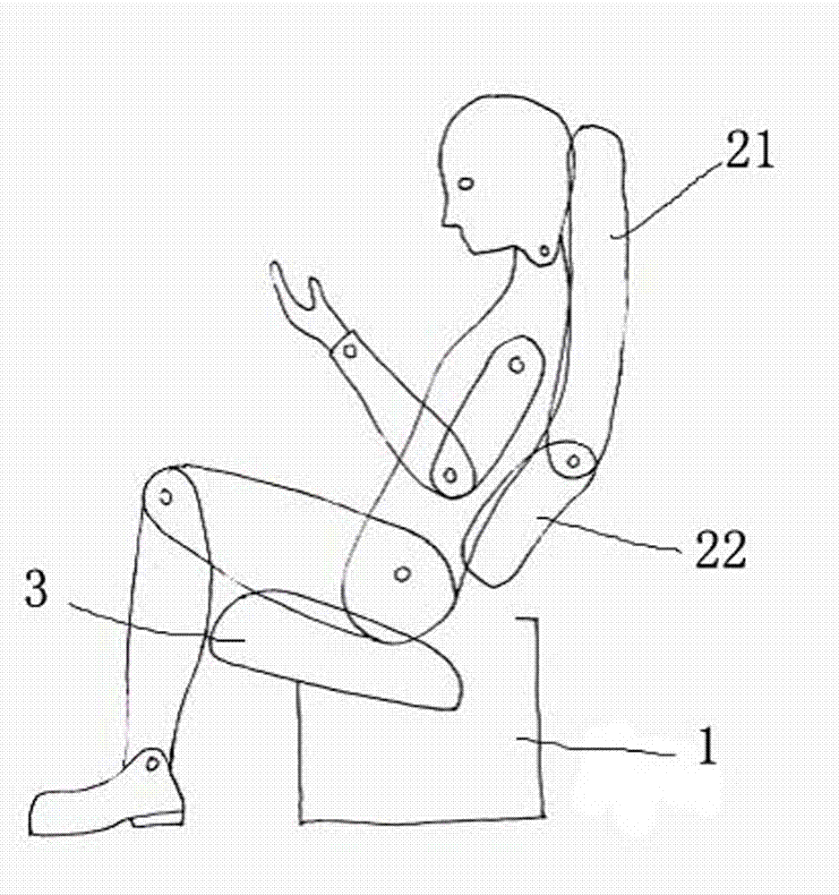 Chair capable of regulating seat cushion and backrest by joint means