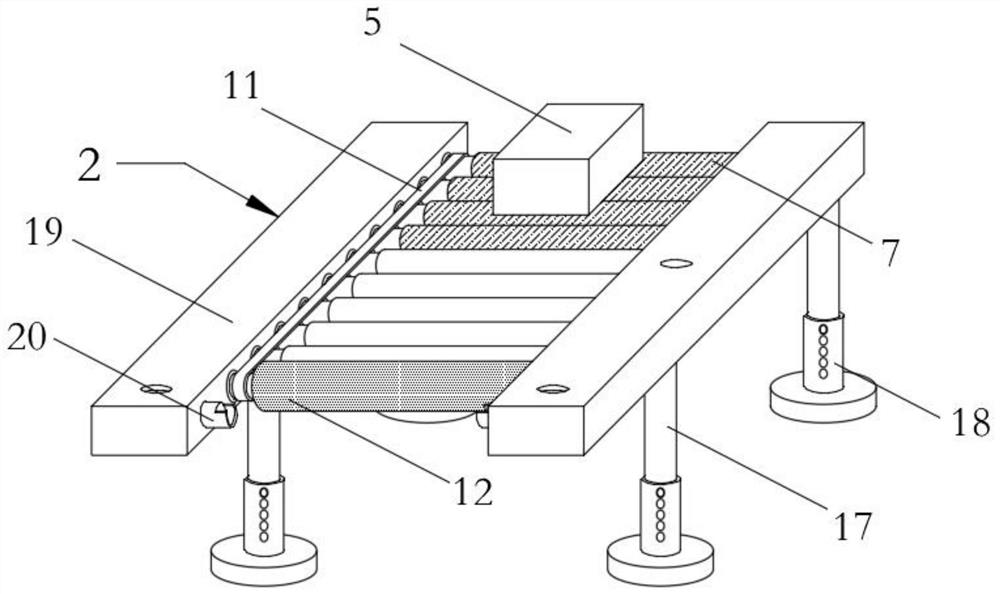 A flip packing device for lead-acid battery packaging