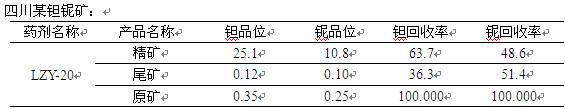 A kind of beneficiation agent for tantalum-niobium ore flotation tantalum-niobium and preparation method thereof