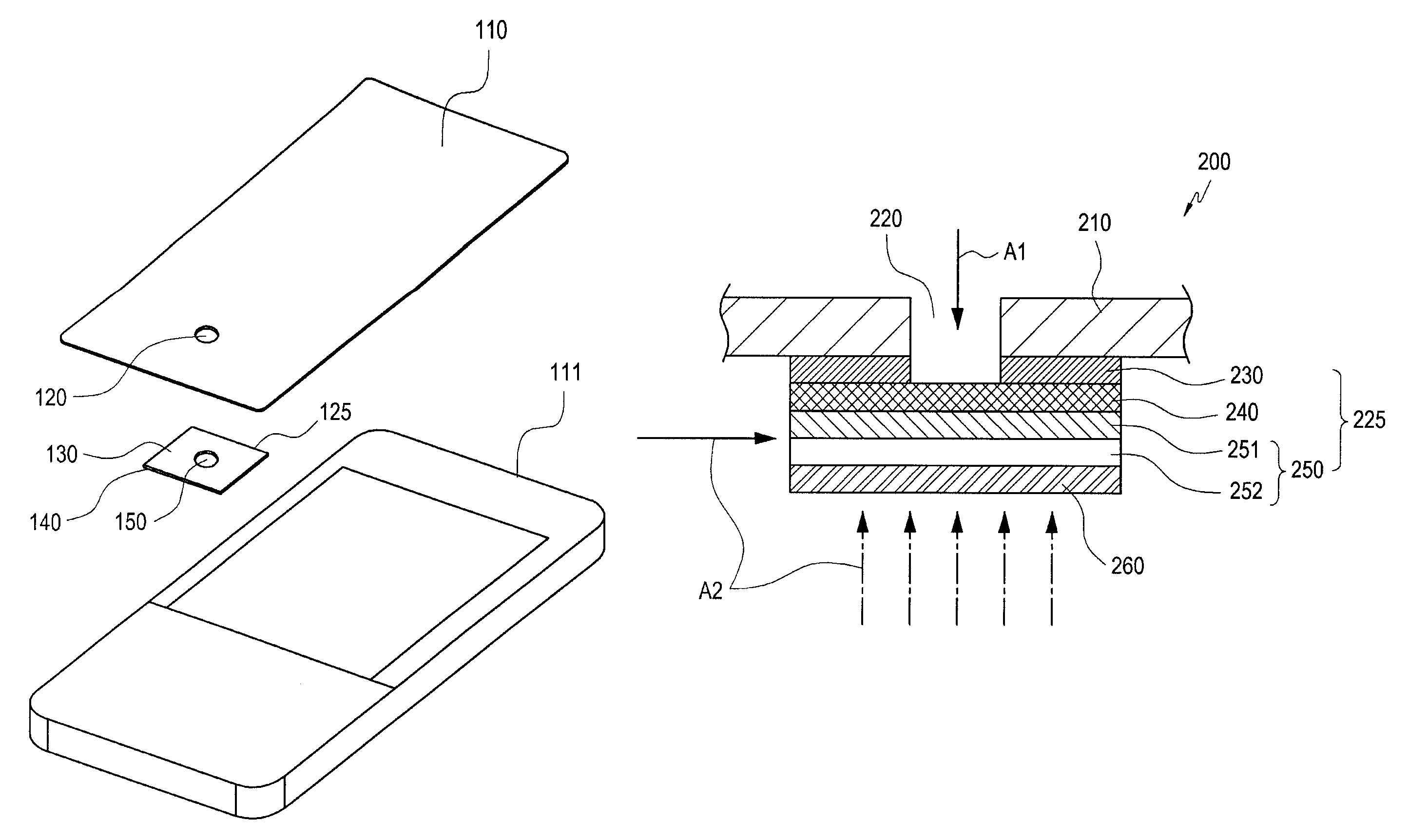 Wet-label for electronic device