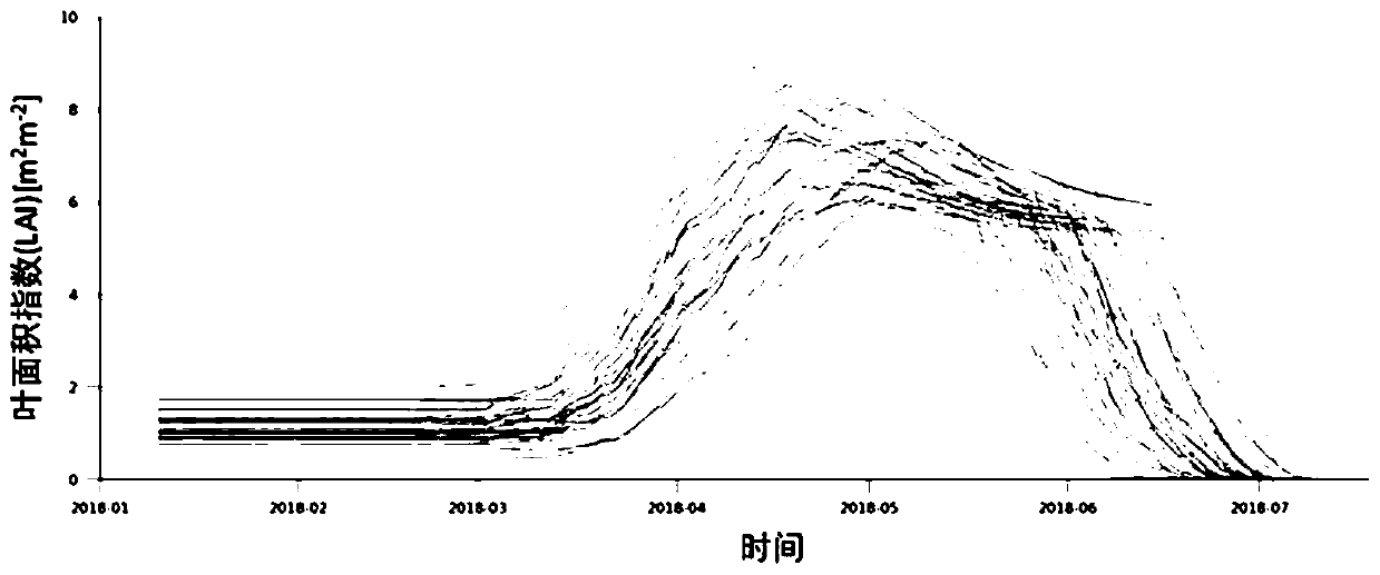 Provincial-level range plot scale rapid data assimilation yield prediction method based on set sampling