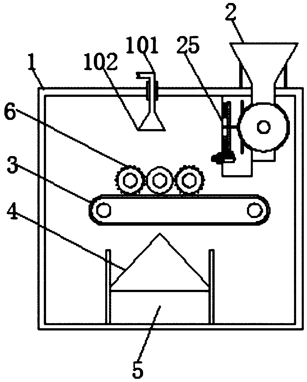 Small crucian carp flattening and deep scaling equipment for food processing and method