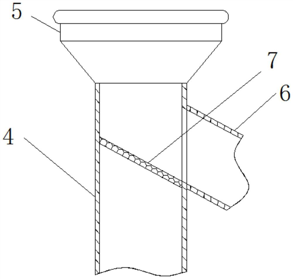 Water pollution treatment impurity separation equipment with adjusting structure