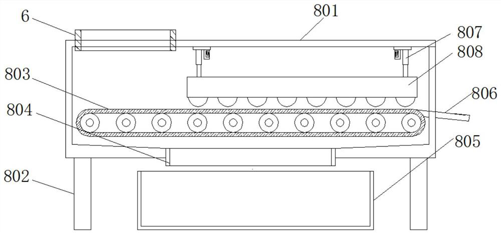 Water pollution treatment impurity separation equipment with adjusting structure