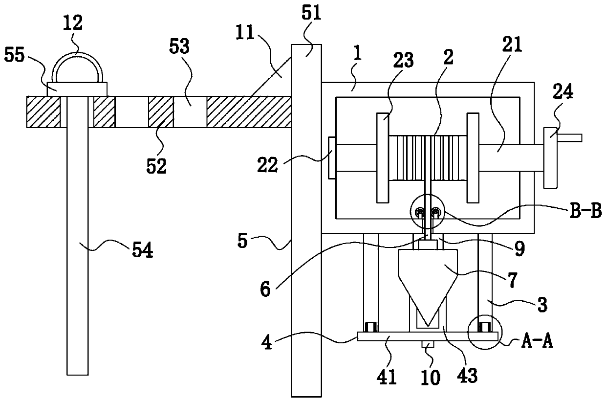 Plumb bob device for building construction measurement