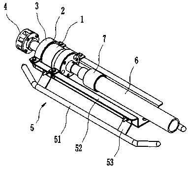 Urban underground pipeline rotary spraying repairing device