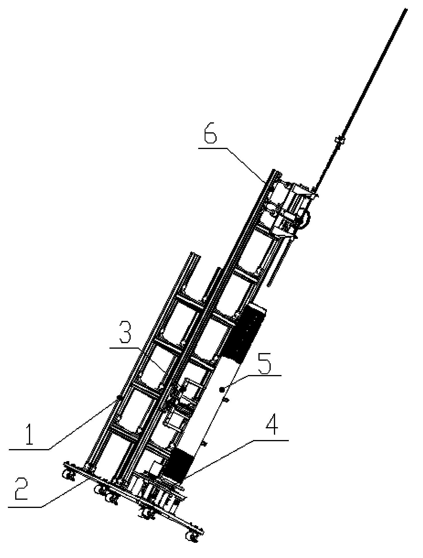 Ultrasonic testing device for king bolt of reactor pressure vessel of nuclear power station