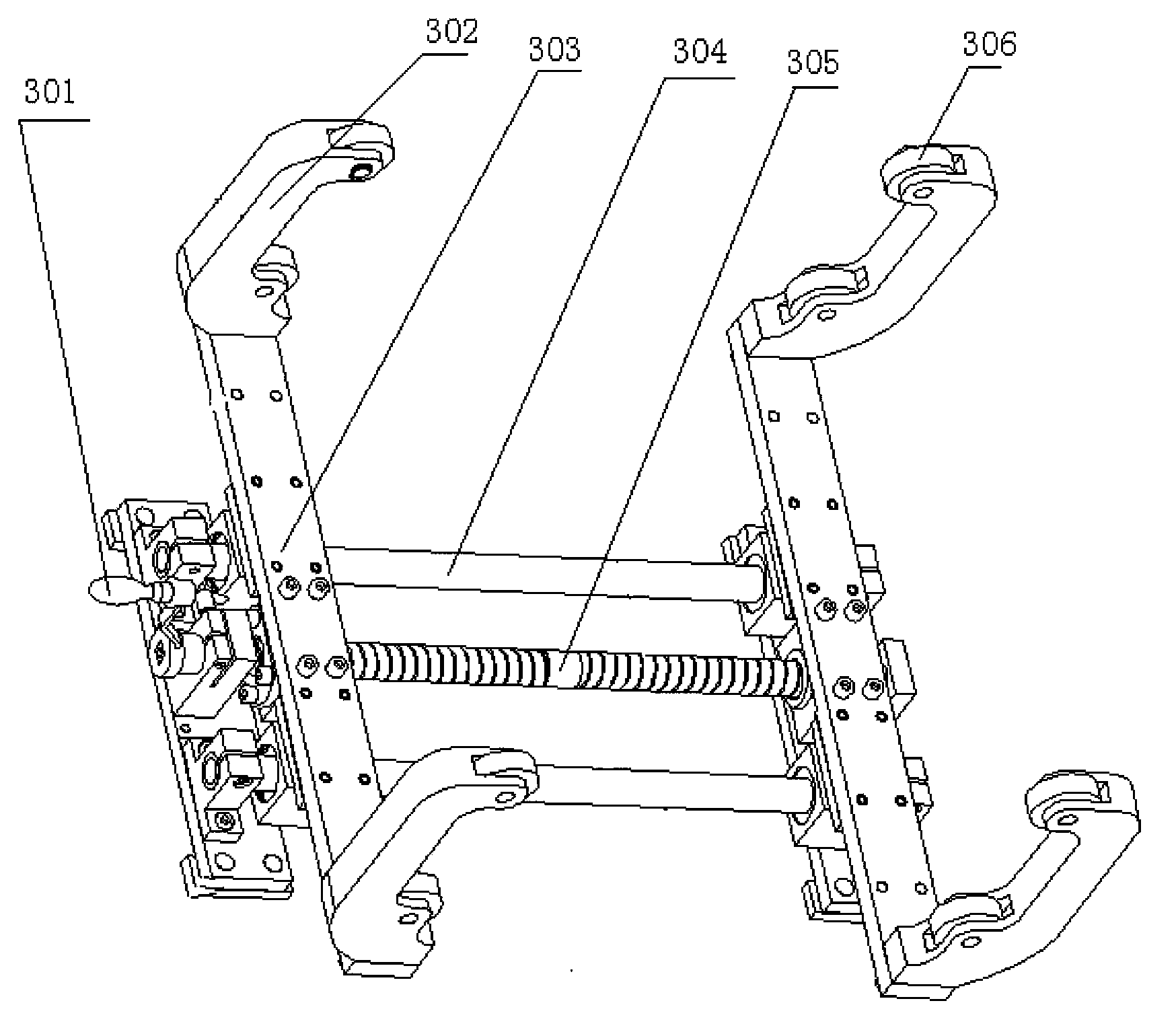 Ultrasonic testing device for king bolt of reactor pressure vessel of nuclear power station