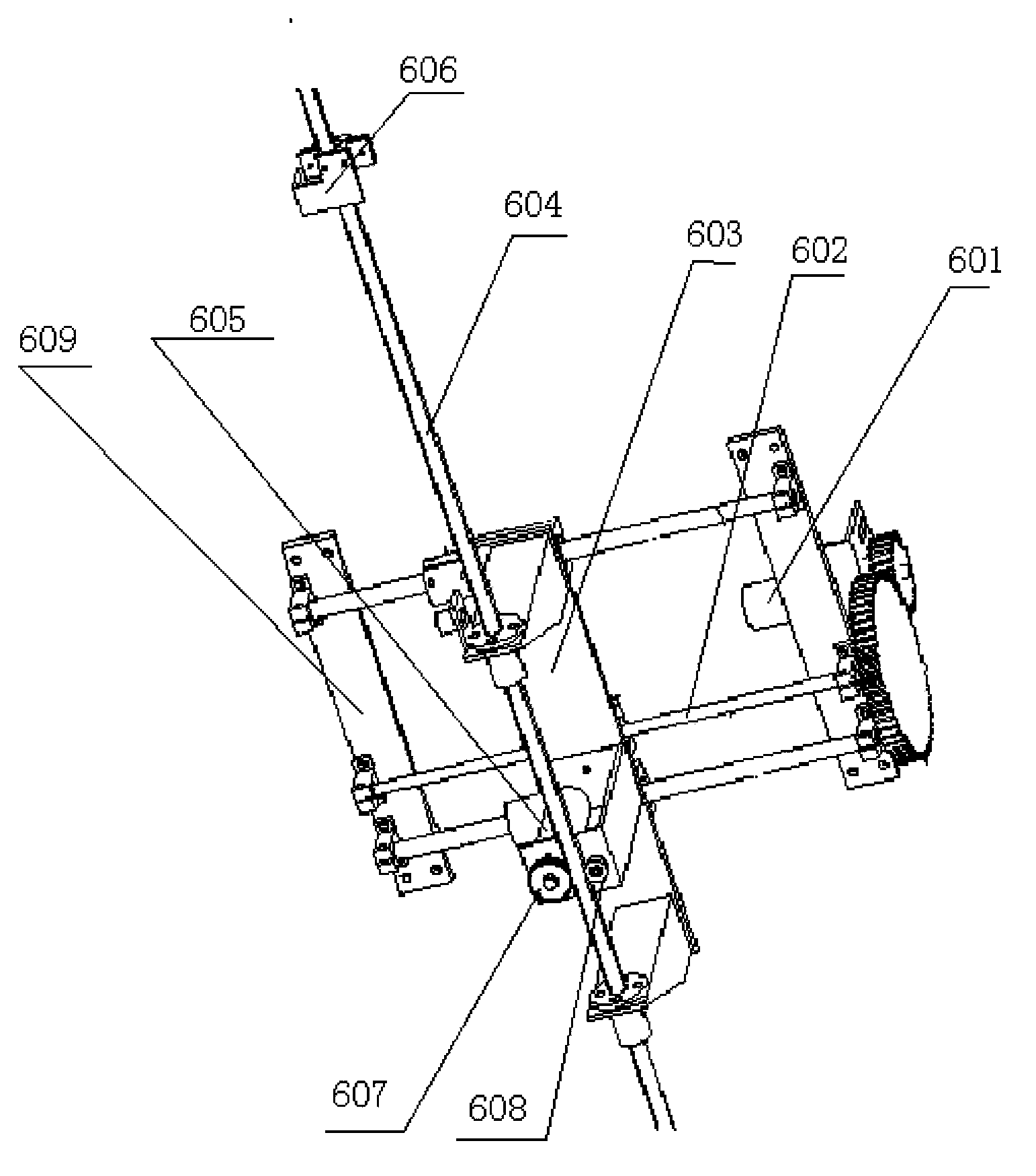 Ultrasonic testing device for king bolt of reactor pressure vessel of nuclear power station