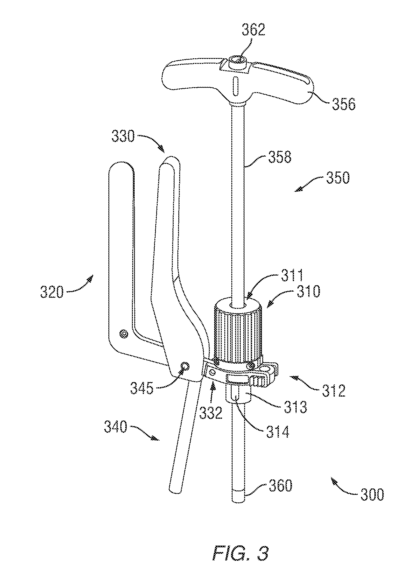 Surgical instrument with integrated compression and distraction mechanisms