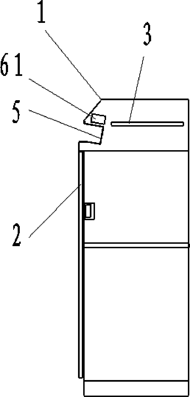 Cabinet for material transfer