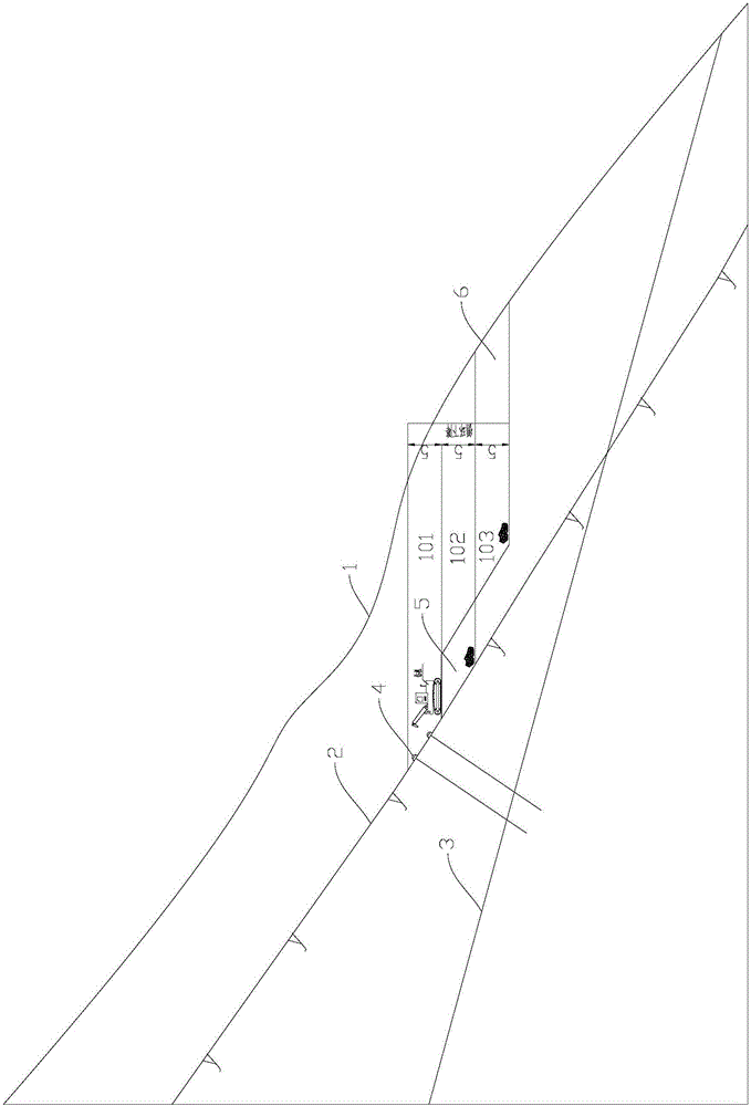 Excavation construction method for weak disturbed belt at foundation of super-high arch dam