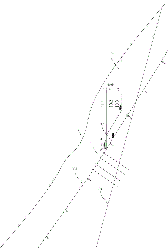 Excavation construction method for weak disturbed belt at foundation of super-high arch dam