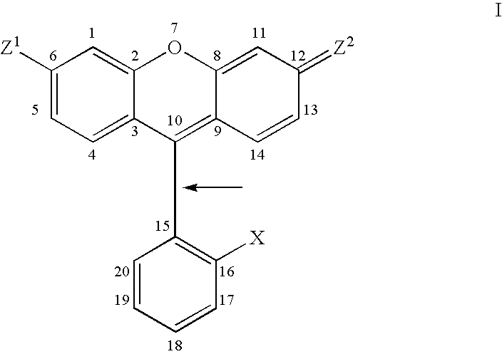 Atropisomers of asymmetric xanthene fluorescent dyes and methods of DNA sequencing and fragment analysis