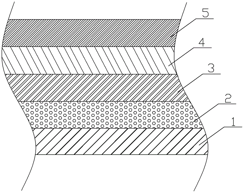 Electrochemical aluminum for stamping gold on ultraviolet (UV) glazing oil surface and preparation method thereof