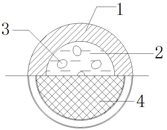 Anti-collapse multi-layer metal corrugated pipe solid-liquid mixed vibration isolator