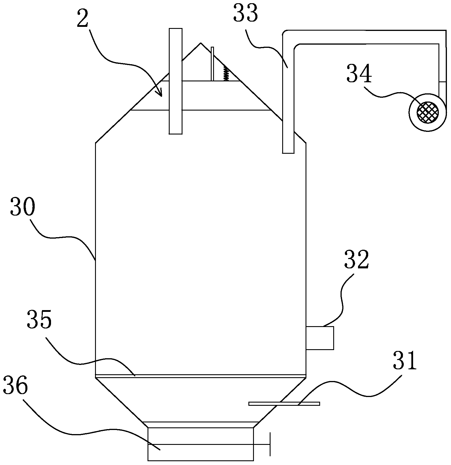 Mica calcining production line