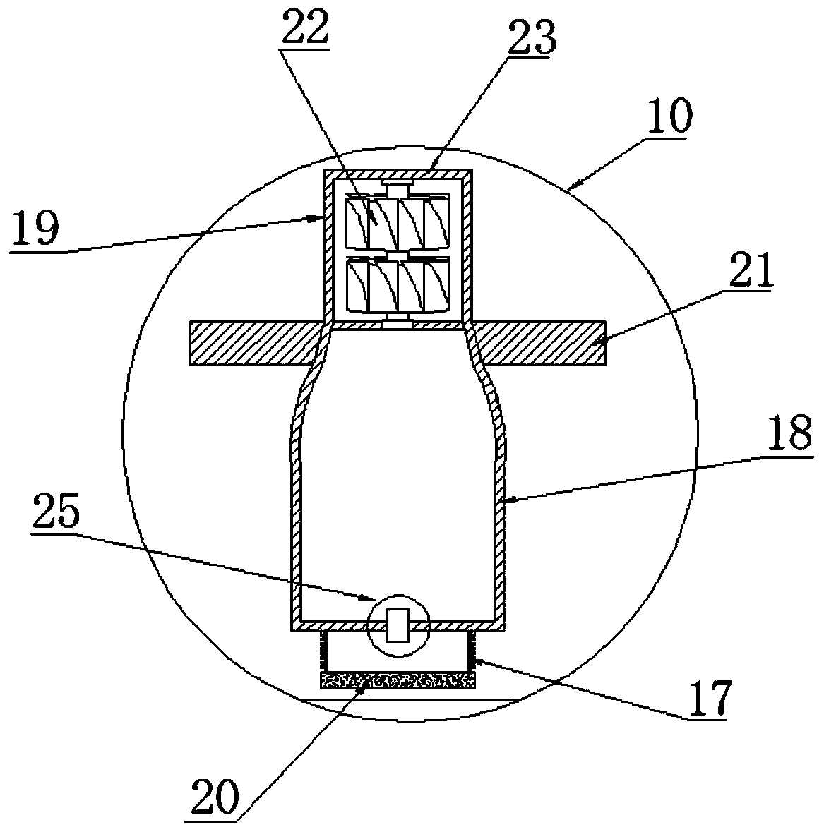 Wine bottle cleaning equipment based on electrical automation