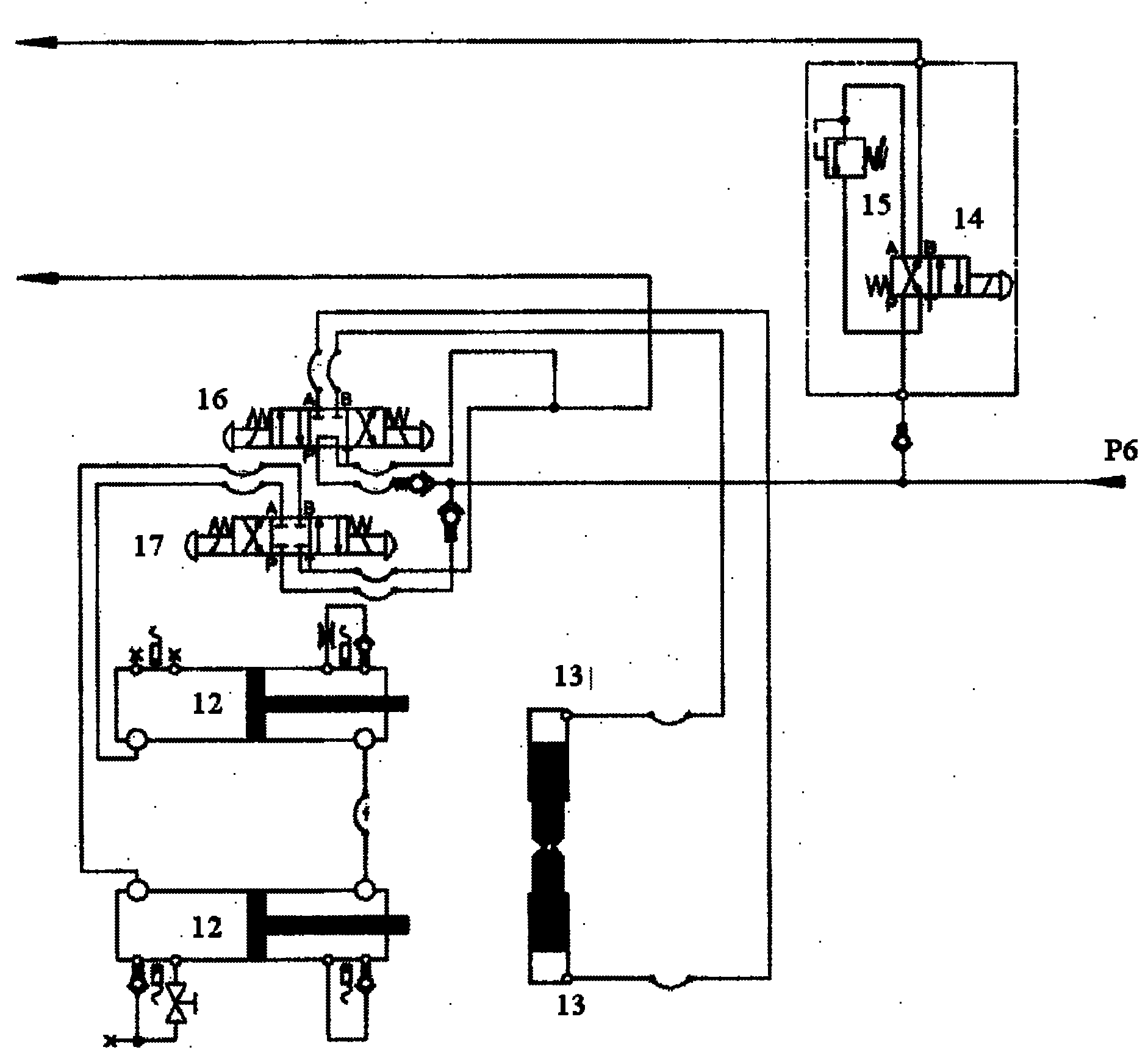 Control system and self-travelling type construction machinery with same