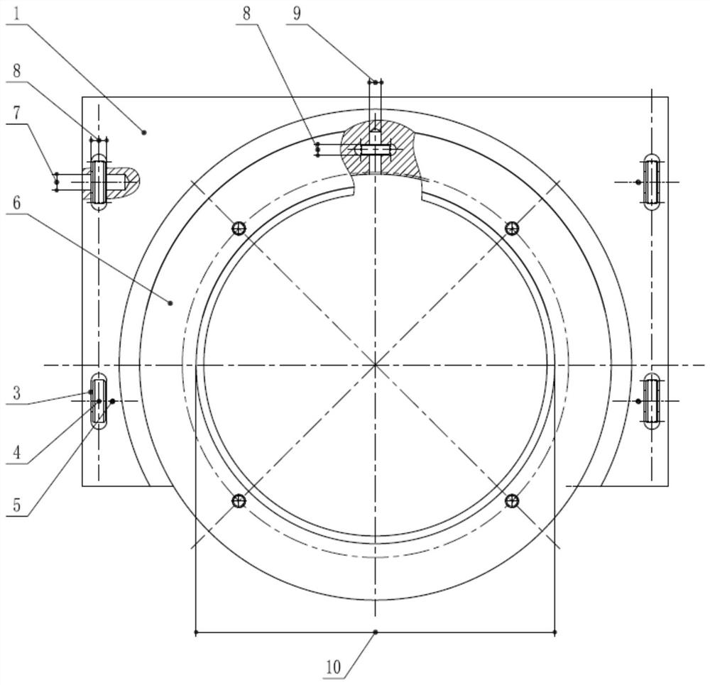 Motor intermediate shaft turning tooling device