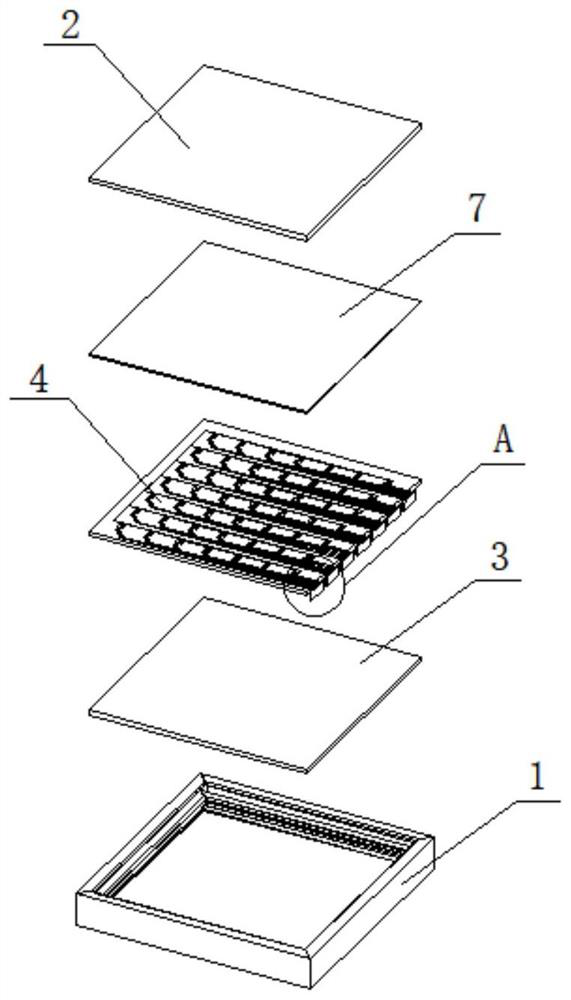 LED light-emitting transparent glass with 3D effect