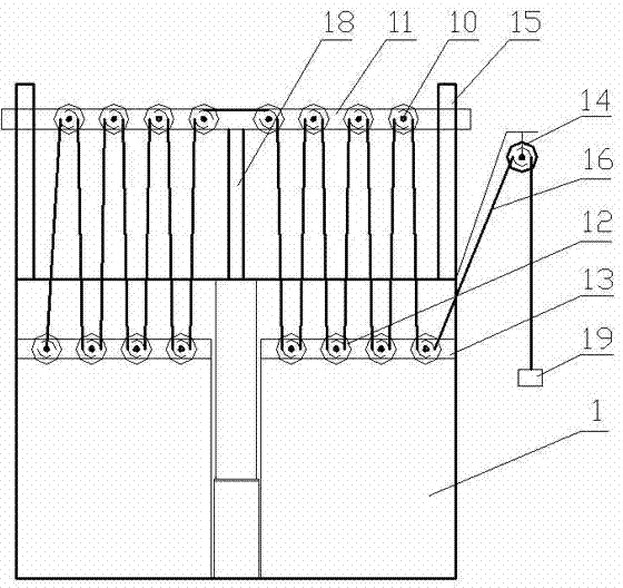 Measuring system and method for interface heating power coupling heat transfer coefficients