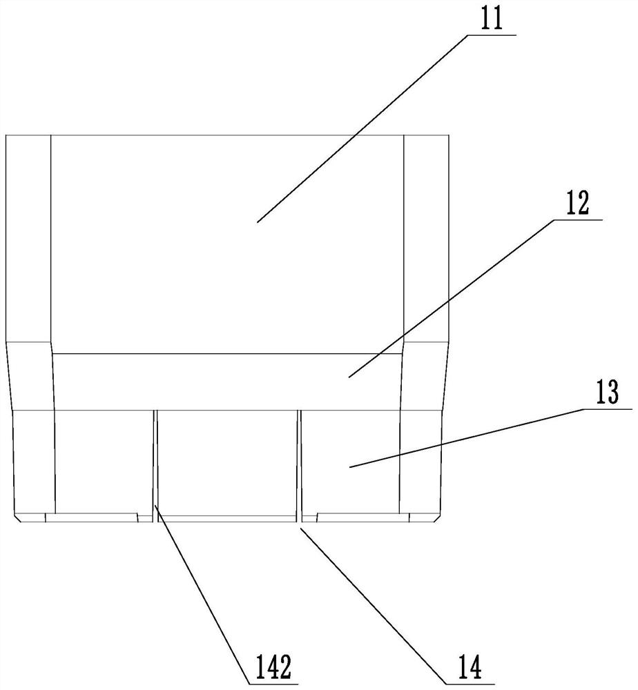 an injection molded structure