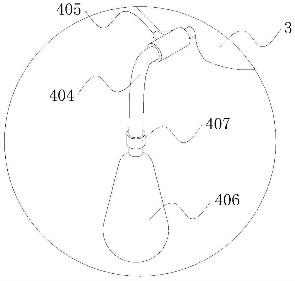 Medical instrument cleaning device capable of preventing aerogel infection