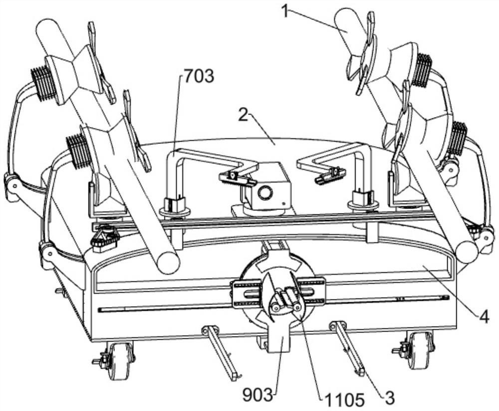 High-voltage line inspection device with foreign matter cleaning function