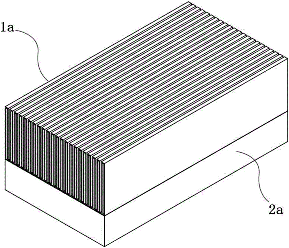 Welding structure and method for vacuum brazing of metal plates and metal fins