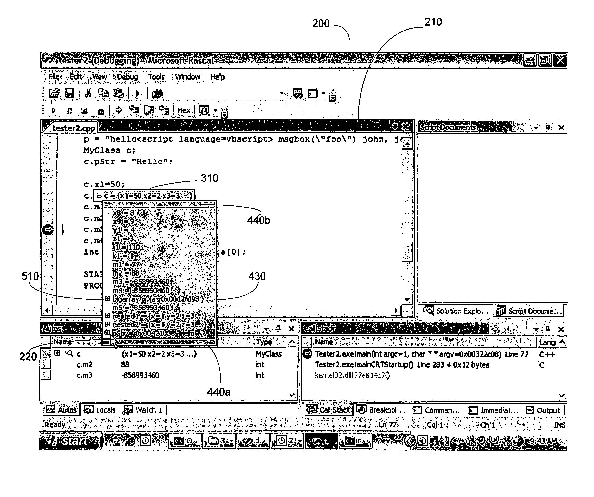 Enhanced data tip system and method