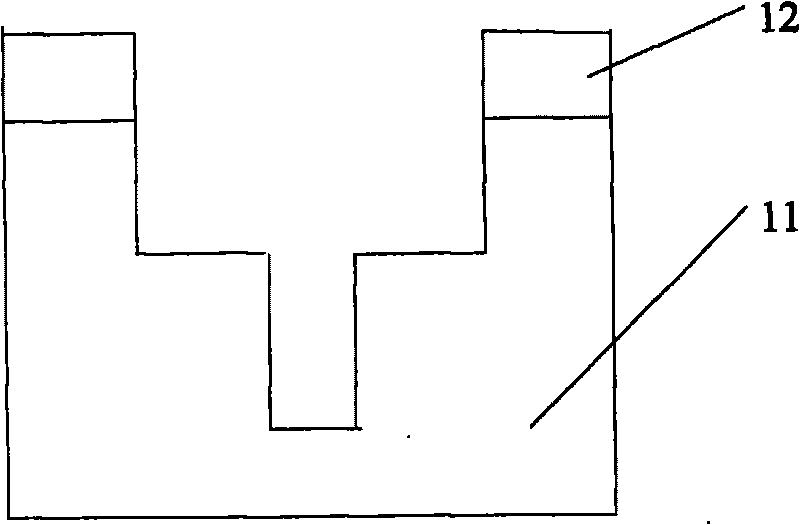 Method for preventing cavities from generating in deep groove insulation technology