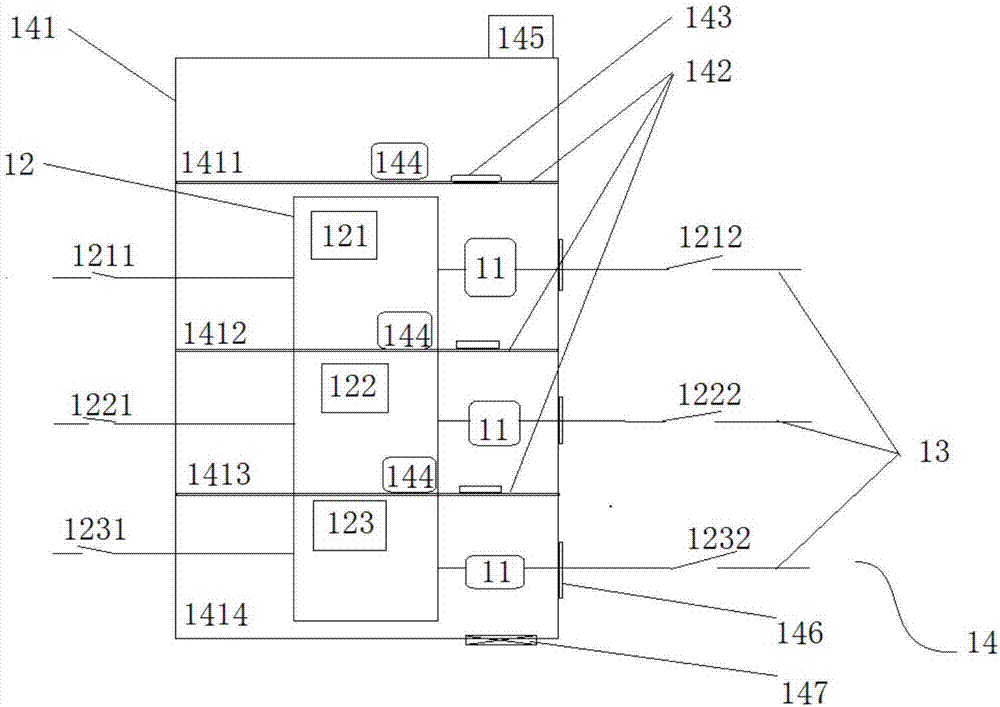 Shore power system for anchored ships