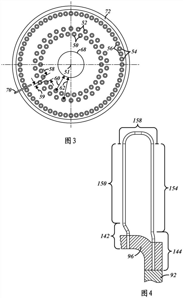 A tubular reactor serving as a combustor and heat exchanger