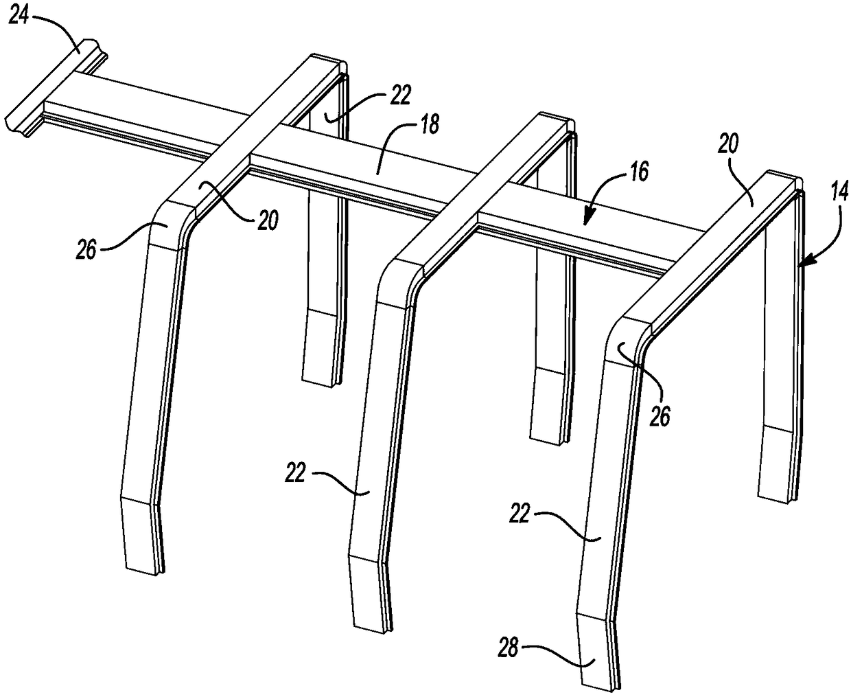 Vehicle roof structure corner connector