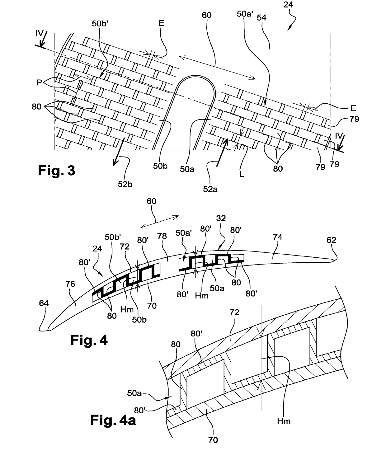 Output director vane for an aircraft turbine engine, with an improved lubricant cooling function using a heat conduction matrix housed in an inner duct of the vane