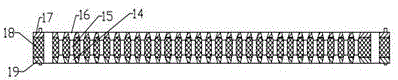 Universal test supporting plate for solving problem of high false test rate caused by pin bending