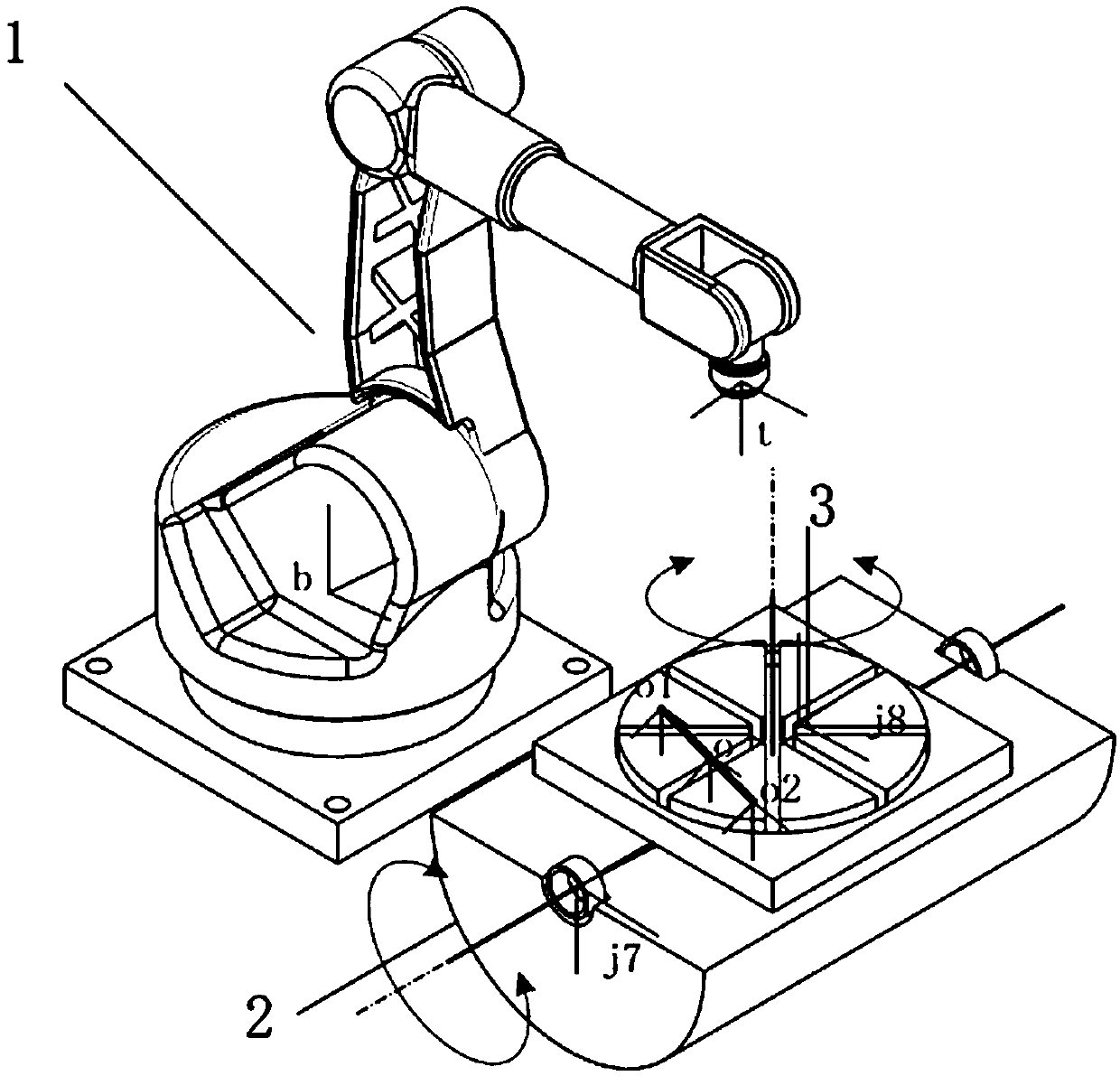 Swing welding method for expanding dual rotating coordinating function axes based on six-freedom-degree robot