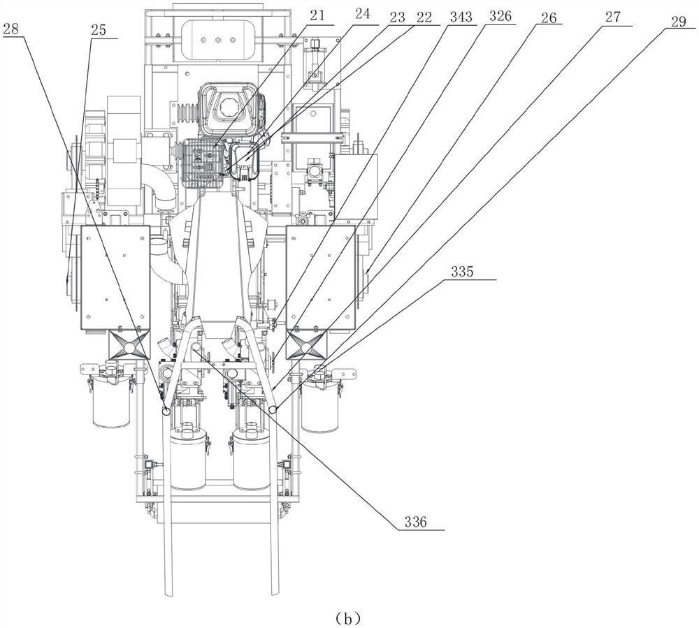 Fine seeding machine for peanut field breeding