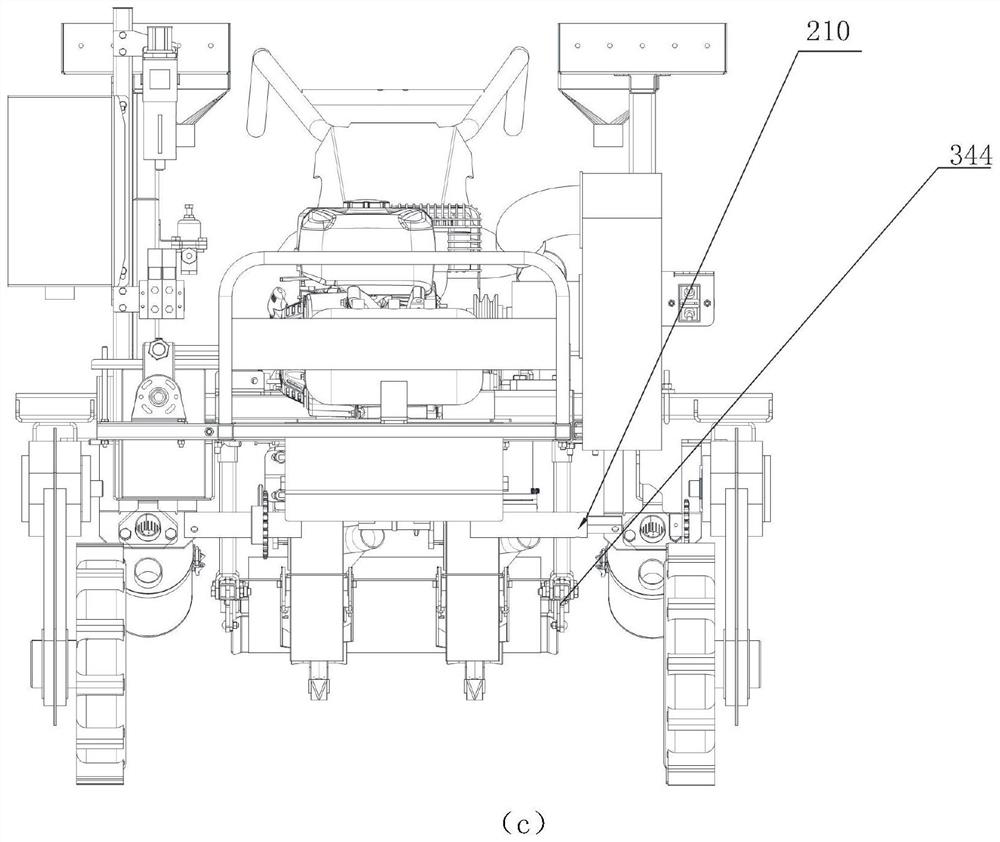 Fine seeding machine for peanut field breeding